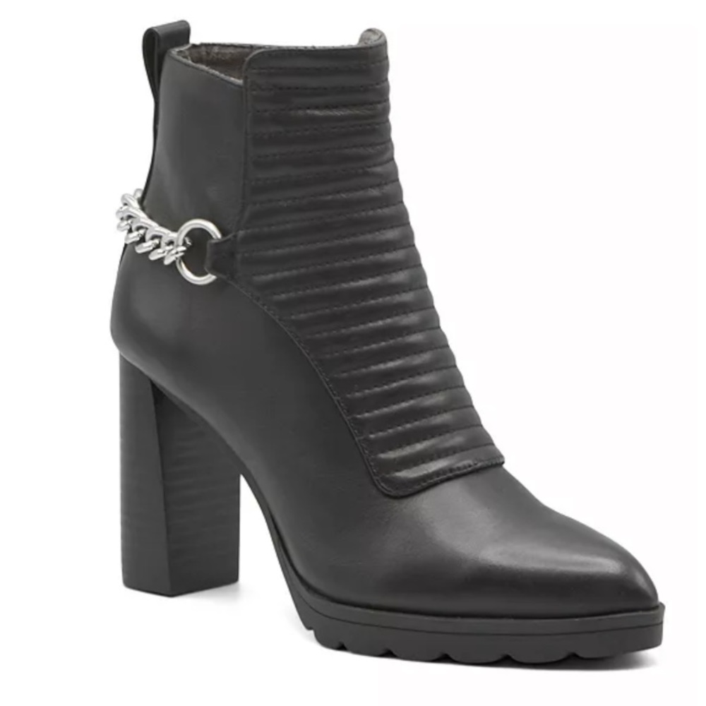 Adrienne Vittadini Niles Heeled Ankle Booties